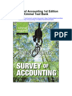 Survey of Accounting 1St Edition Kimmel Test Bank Full Chapter PDF