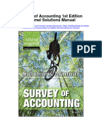 Survey of Accounting 1St Edition Kimmel Solutions Manual Full Chapter PDF