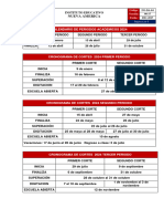 Calendario de Periodos Academicos 2024