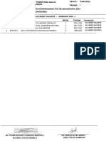 Resultados - Examen 5to Sec