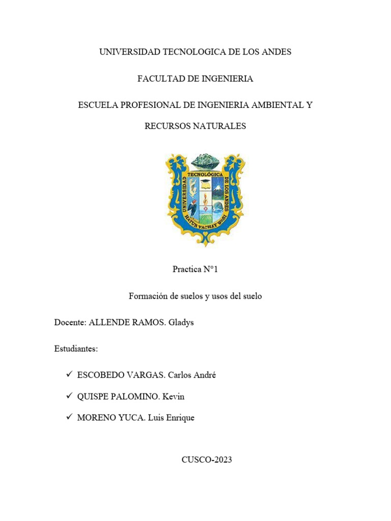 Edafologia FORMACION DE SUELOS PDF