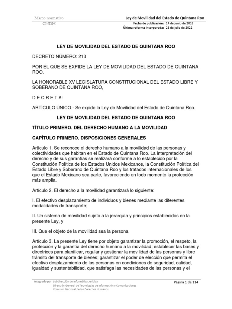 Ley move qroo pdf