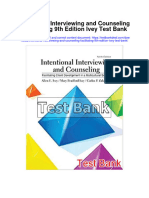 Intentional Interviewing and Counseling Facilitating 9Th Edition Ivey Test Bank Full Chapter PDF
