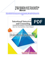 Intentional Interviewing and Counseling Facilitating 9Th Edition Ivey Solutions Manual Full Chapter PDF