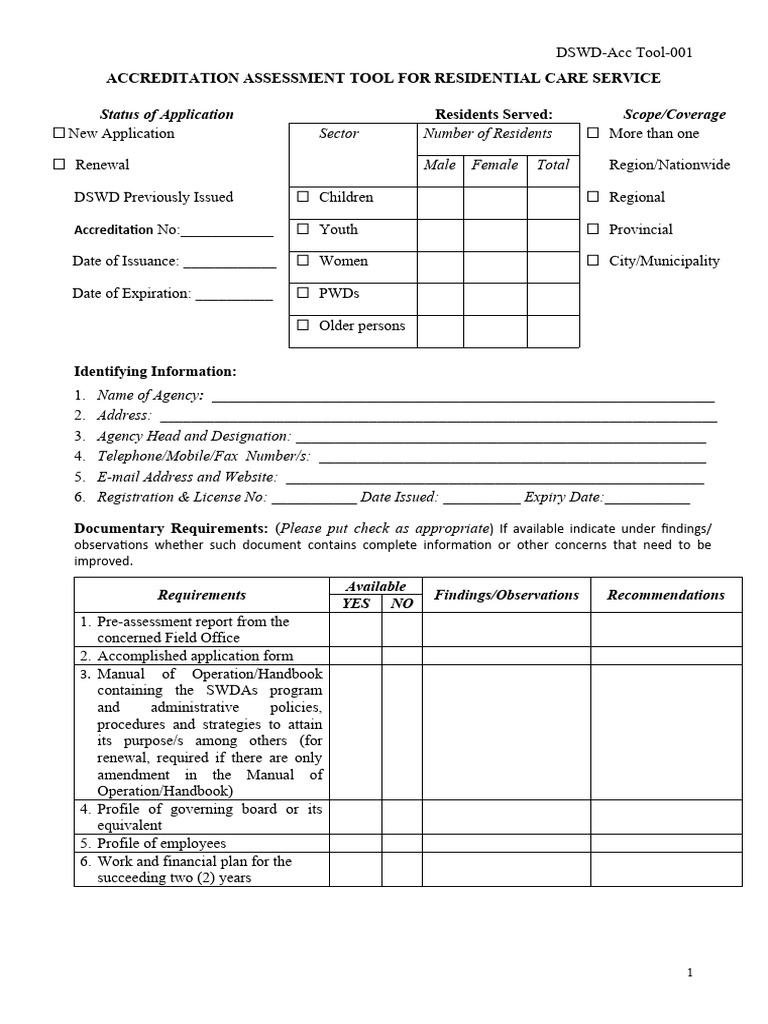 TOOL-FOR-RESIDENTIAL-CARE-FACILITIES | PDF