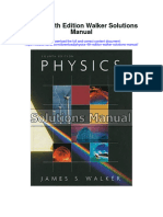 Physics 4Th Edition Walker Solutions Manual Full Chapter PDF