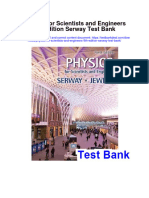 Physics For Scientists and Engineers 9Th Edition Serway Test Bank Full Chapter PDF
