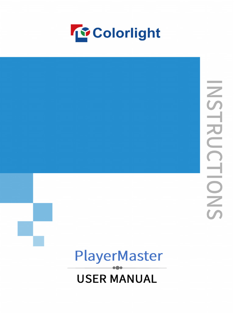 PlayerMaster Software Manual | PDF