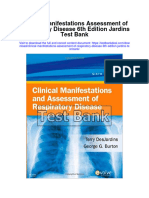 Ebook Clinical Manifestations Assessment of Respiratory Disease 6Th Edition Jardins Test Bank Full Chapter PDF