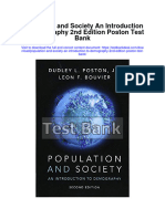 Population and Society An Introduction To Demography 2Nd Edition Poston Test Bank Full Chapter PDF