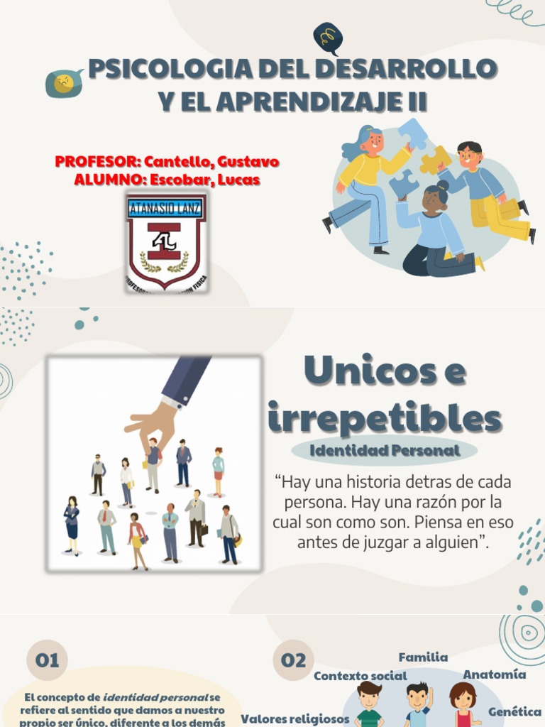 Identidad y Desarrollo Emocional Infantil | PDF | Las emociones ...