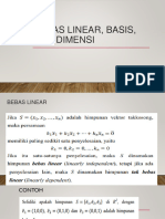 Bebas Linear, Basis, Dan Dimensi