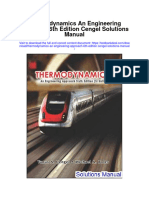 Thermodynamics An Engineering Approach 6Th Edition Cengel Solutions Manual Full Chapter PDF