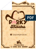 Menu Porkysnacks