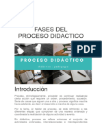 FASES DEL PROCESO DIDACTICO.