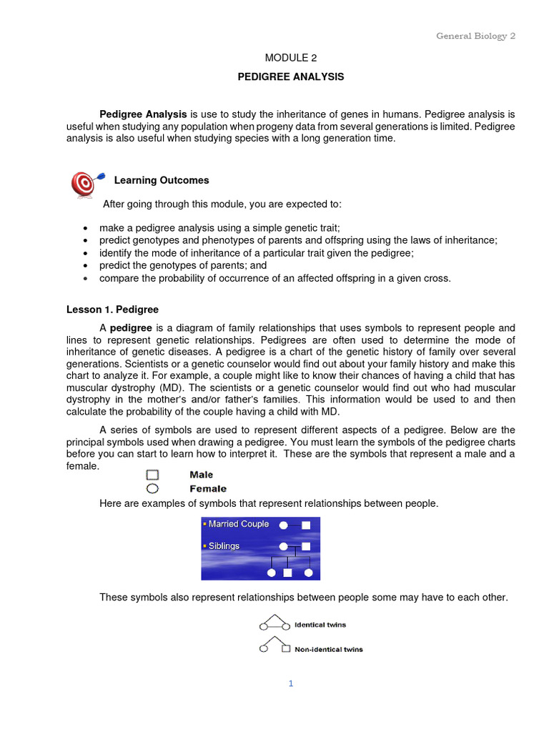 Understanding Pedigree Analysis | PDF