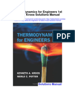 Thermodynamics For Engineers 1St Edition Kroos Solutions Manual Full Chapter PDF