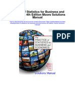 Practice of Statistics For Business and Economics 4Th Edition Moore Solutions Manual Full Chapter PDF