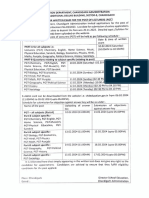 Notice of Written Exam For The Post of Lecturers PGT