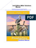 Prealgebra 2Nd Edition Miller Solutions Manual Full Chapter PDF