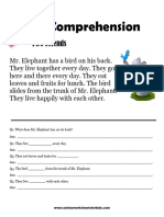 Comprehension Worksheets For Grade 1-39