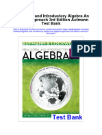 Prealgebra and Introductory Algebra An Applied Approach 3Rd Edition Aufmann Test Bank Full Chapter PDF