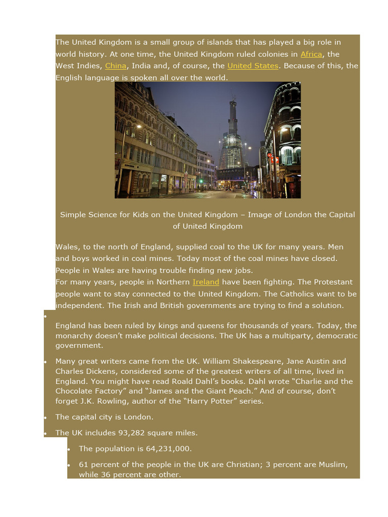 The United Kingdom PDF