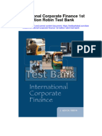 International Corporate Finance 1St Edition Robin Test Bank Full Chapter PDF