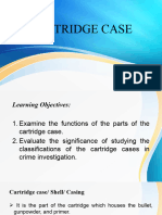 Forensic Ballistics CARTRIDGE CASE