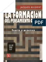 Jacques Boisvert - La Formacion Del Pensamiento Critico