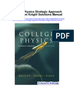 Ebook College Physics Strategic Approach 2Nd Edition Knight Solutions Manual Full Chapter PDF