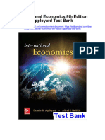 International Economics 9Th Edition Appleyard Test Bank Full Chapter PDF