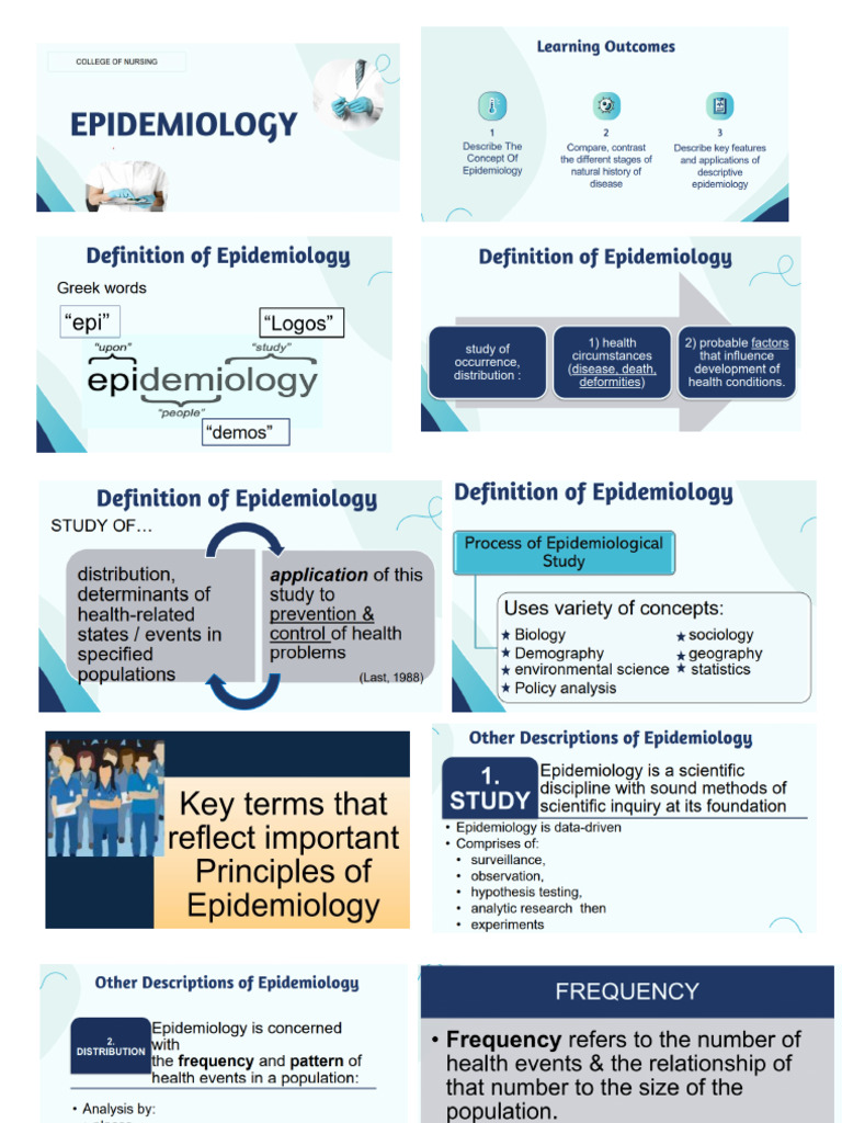 Epidemiology and The Nurse | PDF