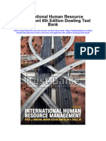 International Human Resource Management 6Th Edition Dowling Test Bank Full Chapter PDF