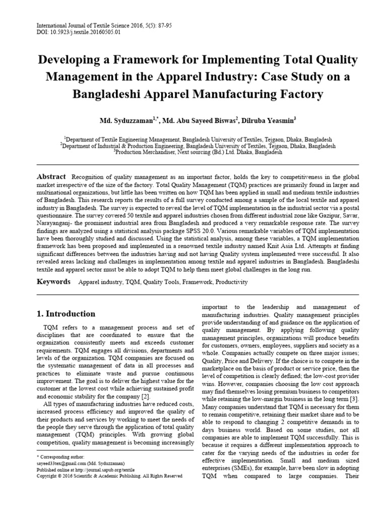 Developing A Framework For Implementing | PDF | Survey Methodology ...