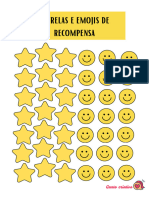 9 Estrela de Recompensa 2 Folhas para Recorte Parte 2