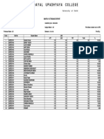 Student Monthly Attendance