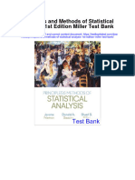 Principles and Methods of Statistical Analysis 1St Edition Miller Test Bank Full Chapter PDF