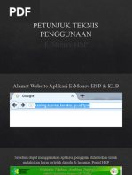 Petunjuk Teknis Pennggunaan Emonev HSP-1 | PDF