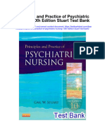 Principles and Practice of Psychiatric Nursing 10Th Edition Stuart Test Bank Full Chapter PDF