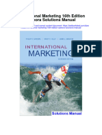 International Marketing 16Th Edition Cateora Solutions Manual Full Chapter PDF