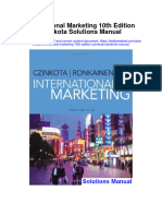 International Marketing 10Th Edition Czinkota Solutions Manual Full Chapter PDF