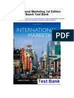 International Marketing 1St Edition Baack Test Bank Full Chapter PDF