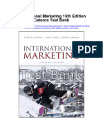 International Marketing 15Th Edition Cateora Test Bank Full Chapter PDF