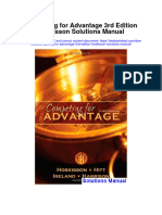 Ebook Competing For Advantage 3Rd Edition Hoskisson Solutions Manual Full Chapter PDF