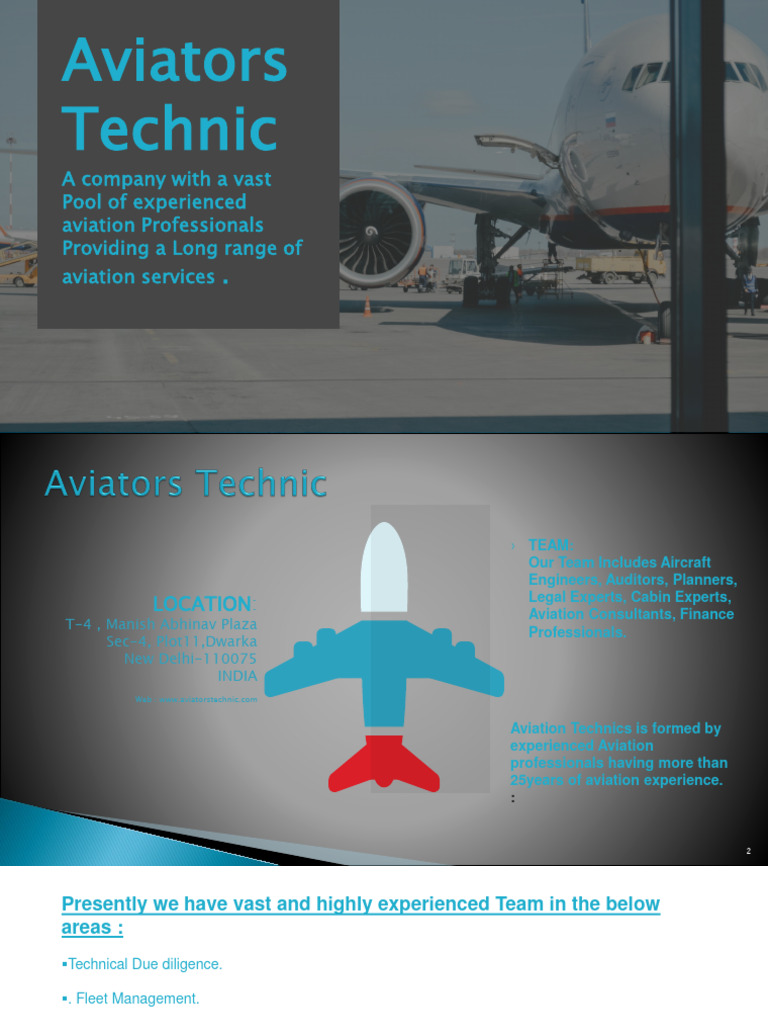 Comprehensive Aviation Services Overview | PDF | Airlines | Aircraft