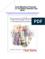 International Monetary Financial Economics 1St Edition Daniels Test Bank Full Chapter PDF