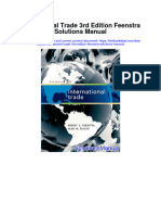 International Trade 3Rd Edition Feenstra Solutions Manual Full Chapter PDF