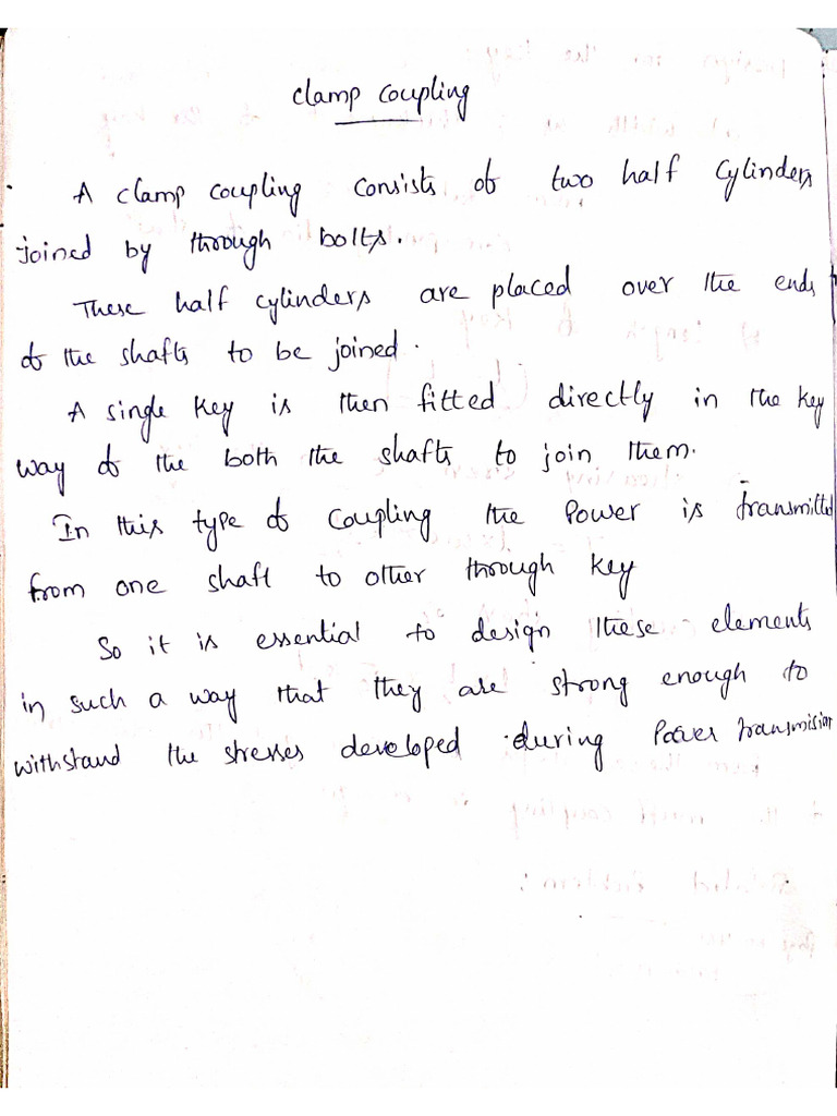 Clamp Coupling Design Procedure PDF