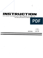 White 1409 Sewing Machine Instruction Manual
